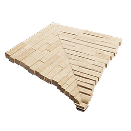 Angled Roof Inwards Corner