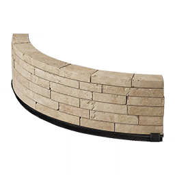 Half Rounded Wall