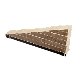 Half Triangle Wall Bottom Left