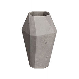 Large Octagonal Vase