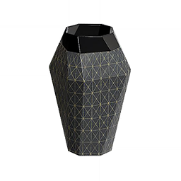 Large Octagonal Vase 4